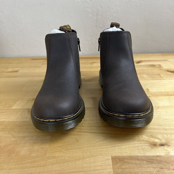 Dr. Martens 2976 Chelsea Boots Wildhorse Lamper Brown Women's US Size 4 UK 2 NEW - Picture 4 of 11